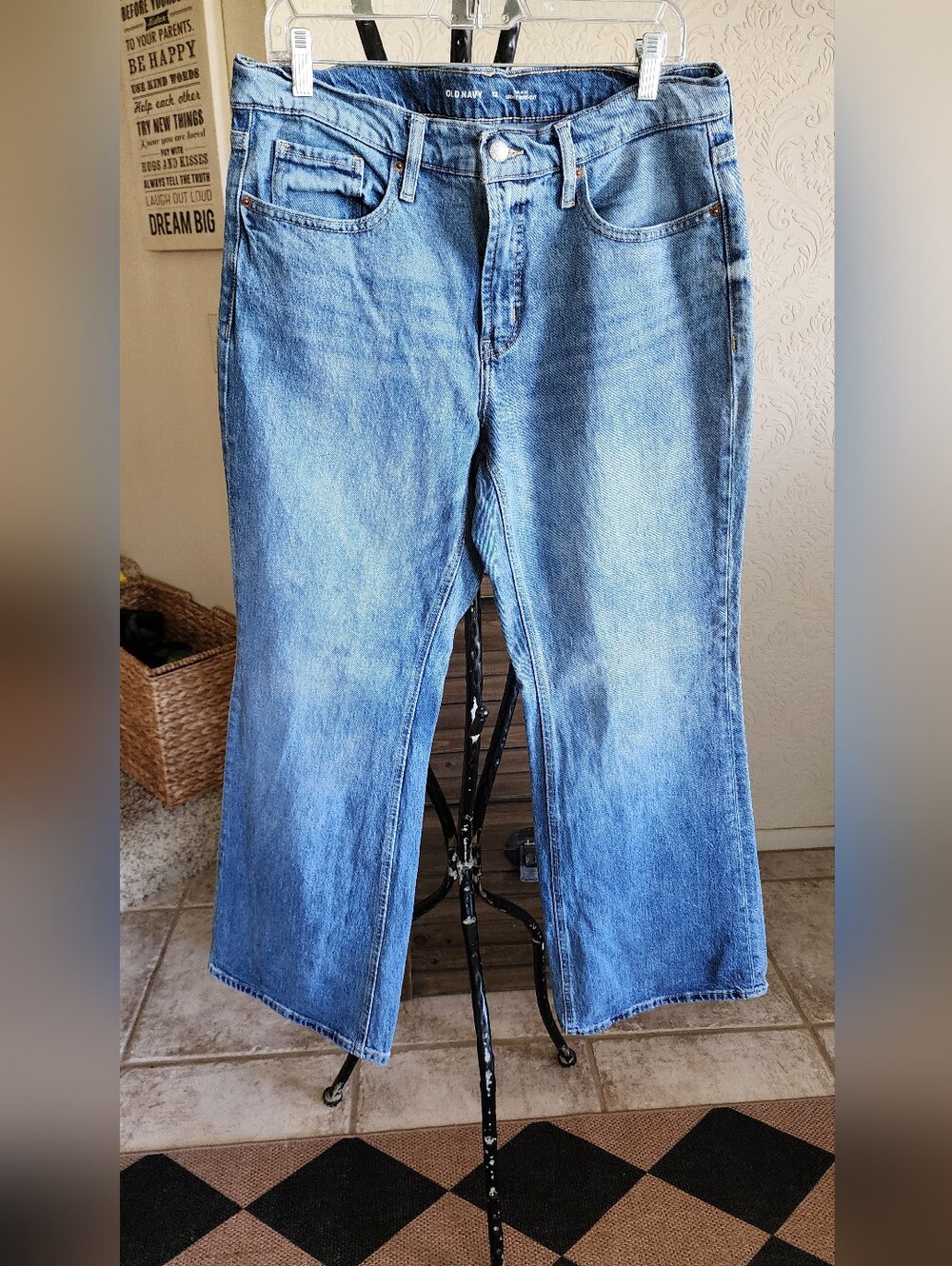 Old Navy Womens Light Blue Bootcut Jeans